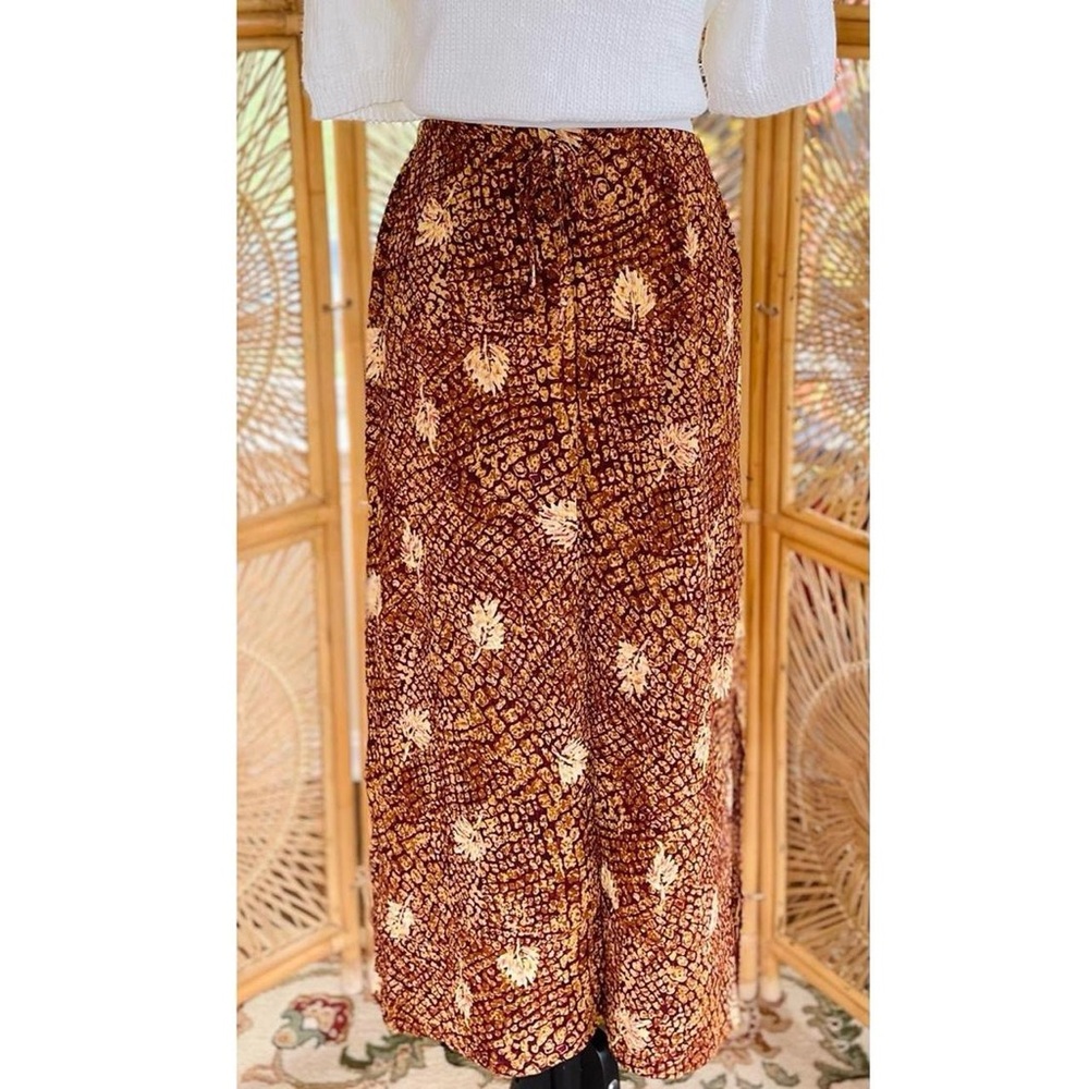 Vintage Kathie Lee Collection Boho Hippie 90s Rayon Skirt
